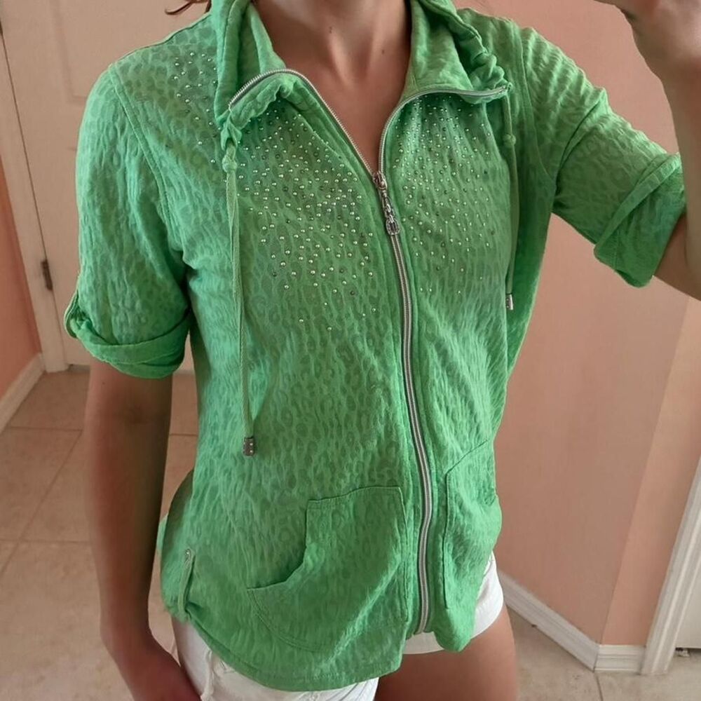 American-vintage Women's Green Top